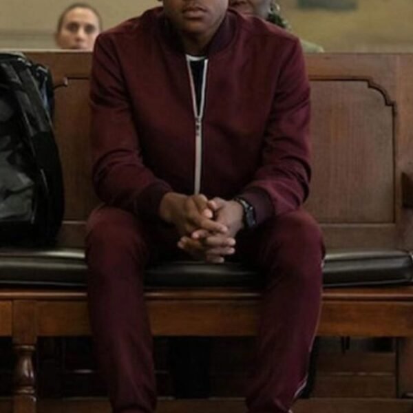 Power Book II Ghost Tariq St Patrick Maroon Tracksuit