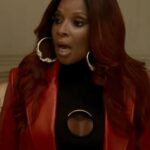 Power Book II Ghost Tasha St Patrick Red Blazer Coat