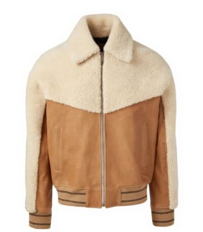 Power Book II Michael J Ferguson Brown and Off White Jacket