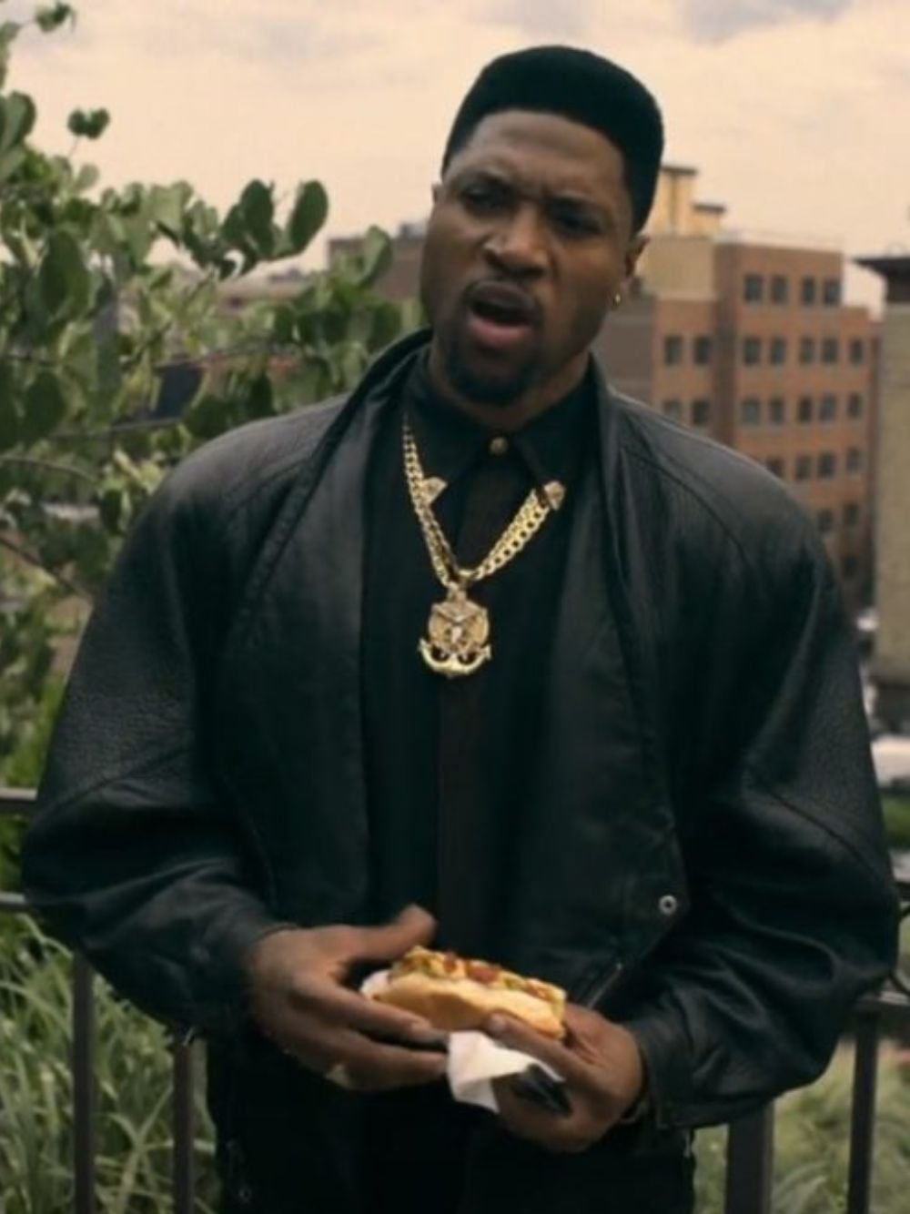 Power Book III Raising Kanan Marvin Black Leather Jacket Power Book III Raising Kanan Marvin Black Leather Jacket