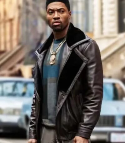 Power Book III Raising Kanan Marvin Brown Biker Jacket