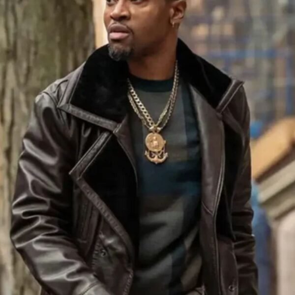 Power Book III Raising Kanan Marvin Brown Biker Jacket