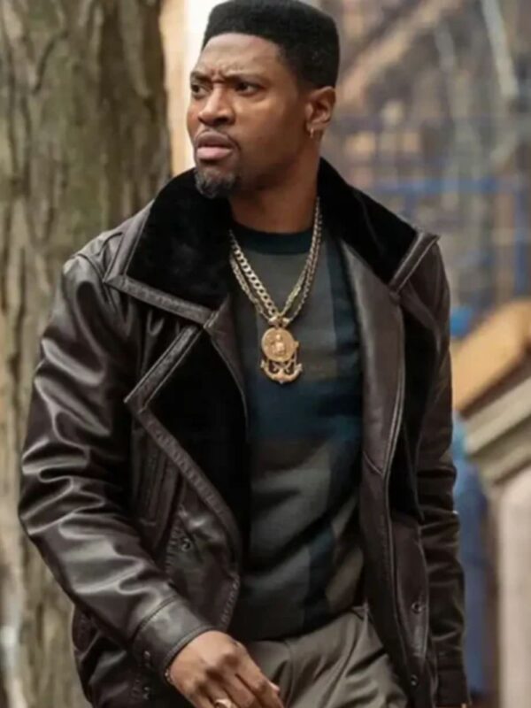 Power Book III Raising Kanan Marvin Brown Biker Jacket
