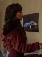 Power Book III Raising Kanan Raquel Thomas Maroon Jacket