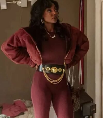 Power Book III Raising Kanan Raquel Thomas Maroon Jacket