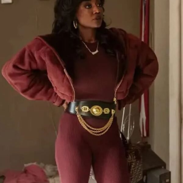 Power Book III Raising Kanan Raquel Thomas Maroon Jacket