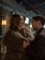 Power Book IV Claudia Flynn Shearling Coat