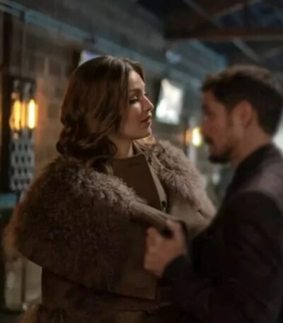 Power Book IV Claudia Flynn Shearling Coat