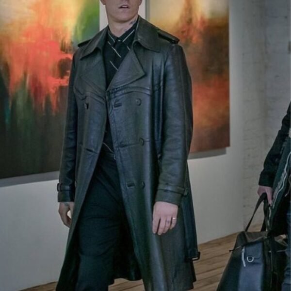 Power Book IV Force Vic Flynn Leather Coat