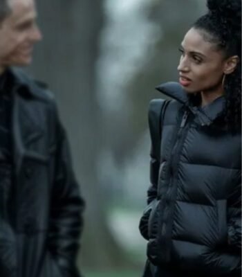 Power Book IV Gloria Black Puffer Jacket