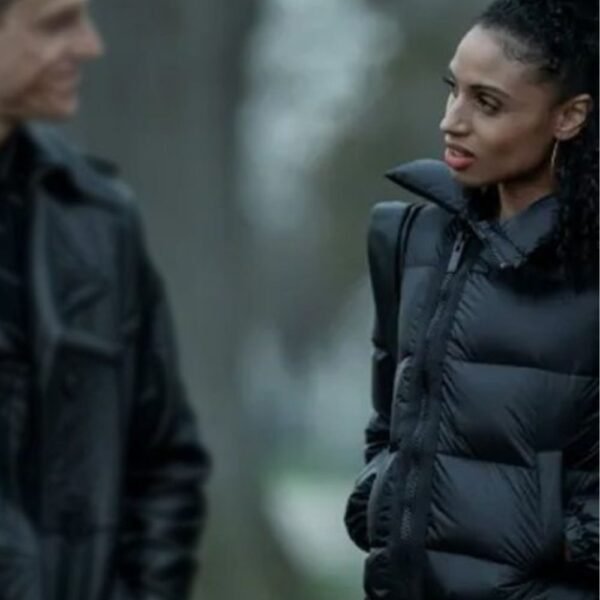 Power Book IV Gloria Black Puffer Jacket