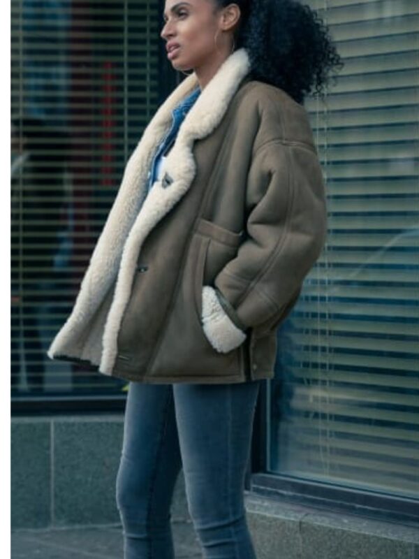 Power Book IV Gloria Shearling Jacket