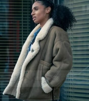 Power Book IV Gloria Shearling JacketPower Book IV Gloria Shearling Jacket