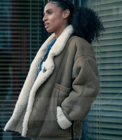 Power Book IV Gloria Shearling JacketPower Book IV Gloria Shearling Jacket
