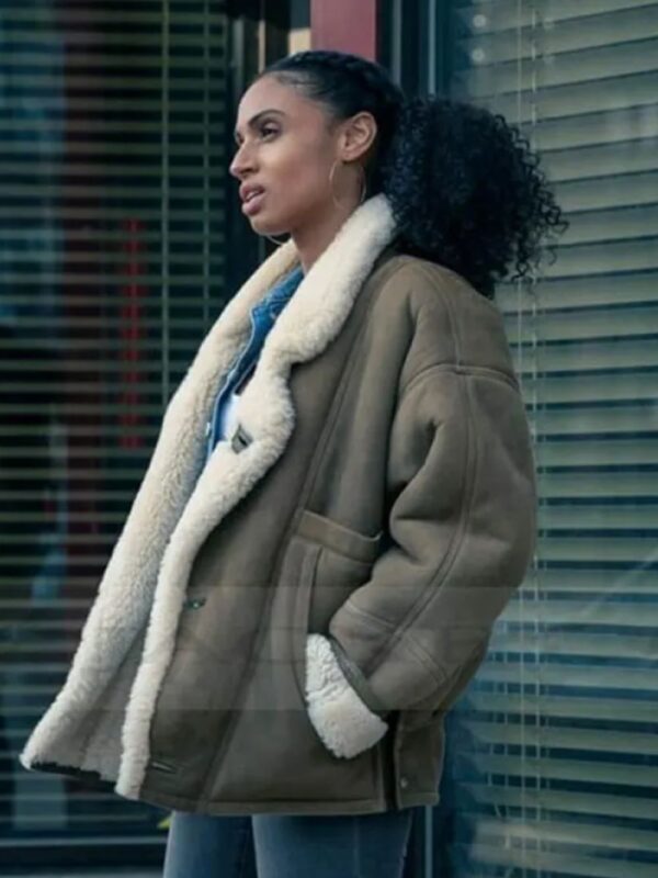 Power Book IV Gloria Shearling JacketPower Book IV Gloria Shearling Jacket