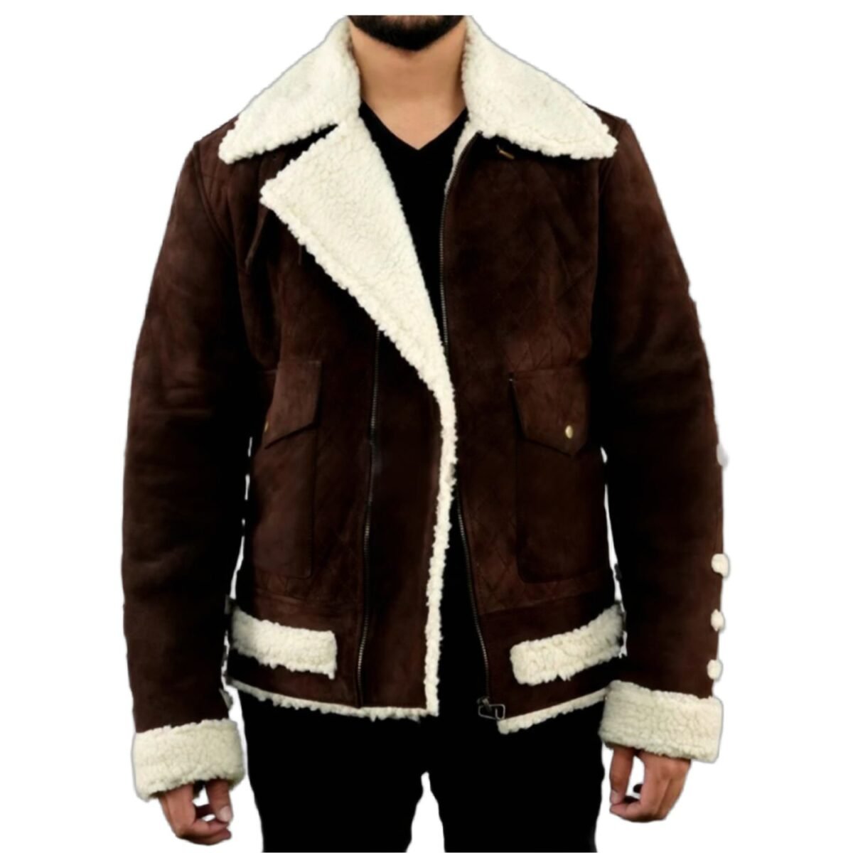 Power Book IV Jenard Sampson Fur Leather Jacket