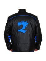 Power Rangers Flynn McAllistair Black Leather Jacket