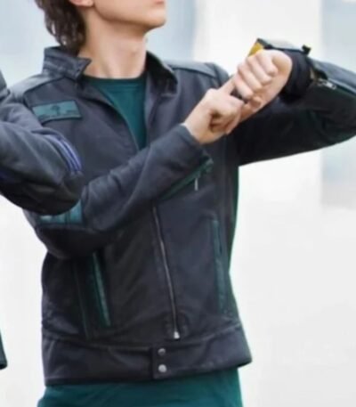 Power Rangers RPM Green Ziggy Leather Jacket