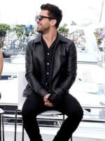 Preacher Dominic Cooper Black Leather Jacket