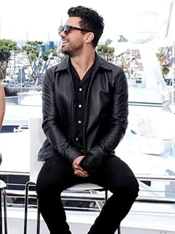 Preacher Dominic Cooper Black Leather Jacket