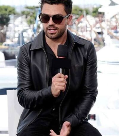 Preacher Dominic Cooper Black Leather Jacket