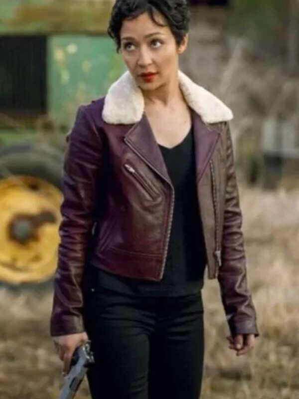 Preacher Ruth Negga Fur Collar Jacket