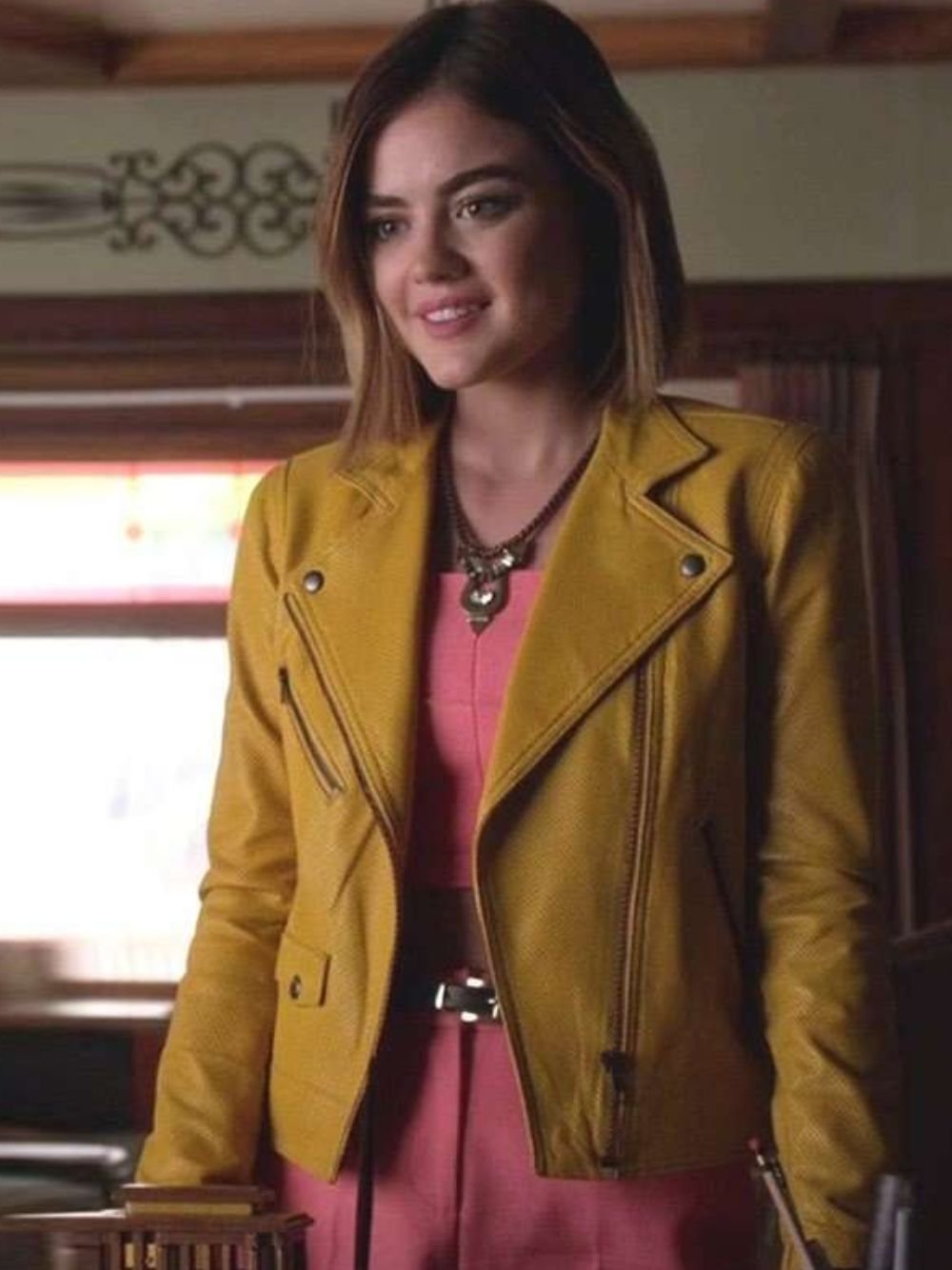 Pretty Little Liars Aria Montgomery Yellow Jacket Pretty Little Liars Aria Montgomery Yellow Jacket