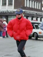 Princess Diana Red Puffer Jacket