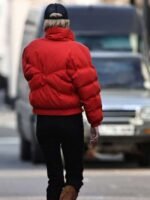 Princess Diana Red Puffer Jacket