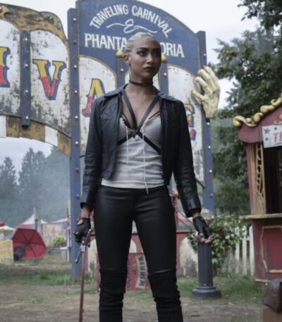 Prudence Night Chilling Adventures of Sabrina Black Leather Jacket