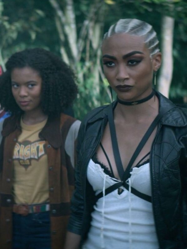 Prudence Night Chilling Adventures of Sabrina Black Leather Jacket