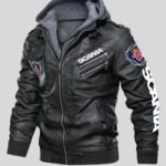 Punisher Black Hooded Bomber Jacket