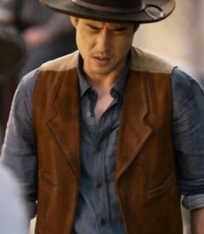 Quantum Leap Dr. Ben Song Suede Leather Vest