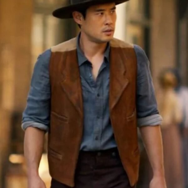 Quantum Leap Dr. Ben Song Suede Leather Vest