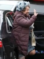 Queen Elizabeth Mother The Crown Puffer Coat