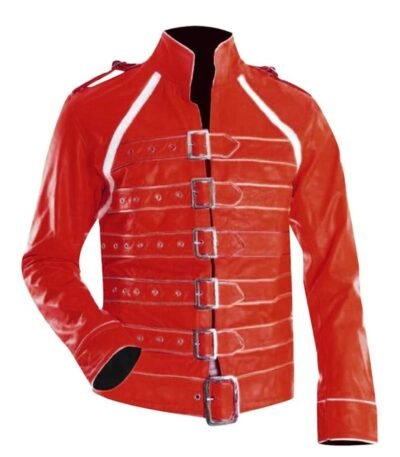 Queen Rock Band Military Red Jacket