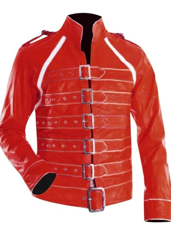 Queen Rock Band Military Red Jacket
