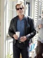 R.I.P.D. Kevin Bacon Black Leather Jacket
