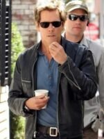 R.I.P.D. Kevin Bacon Black Leather Jacket