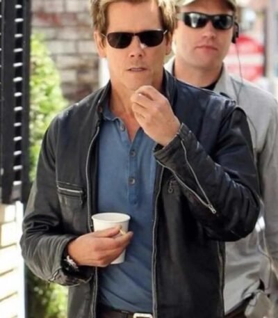 R.I.P.D. Kevin Bacon Black Leather Jacket