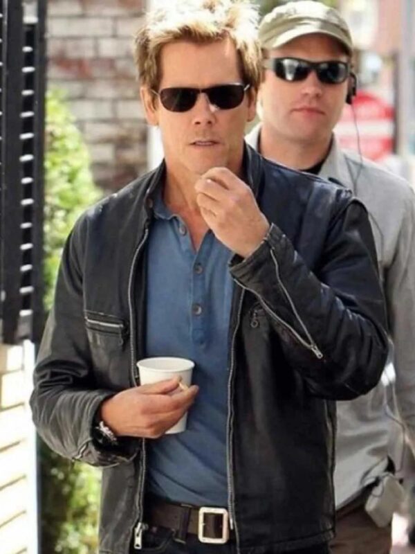 R.I.P.D. Kevin Bacon Black Leather Jacket