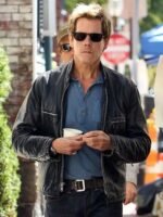R.I.P.D. Kevin Bacon Black Leather Jacket