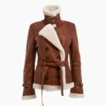 Rachael Aviator Double Breasted Leather Jacket