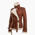 Rachael Aviator Double Breasted Leather Jacket