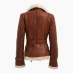 Rachael Aviator Double Breasted Leather Jacket