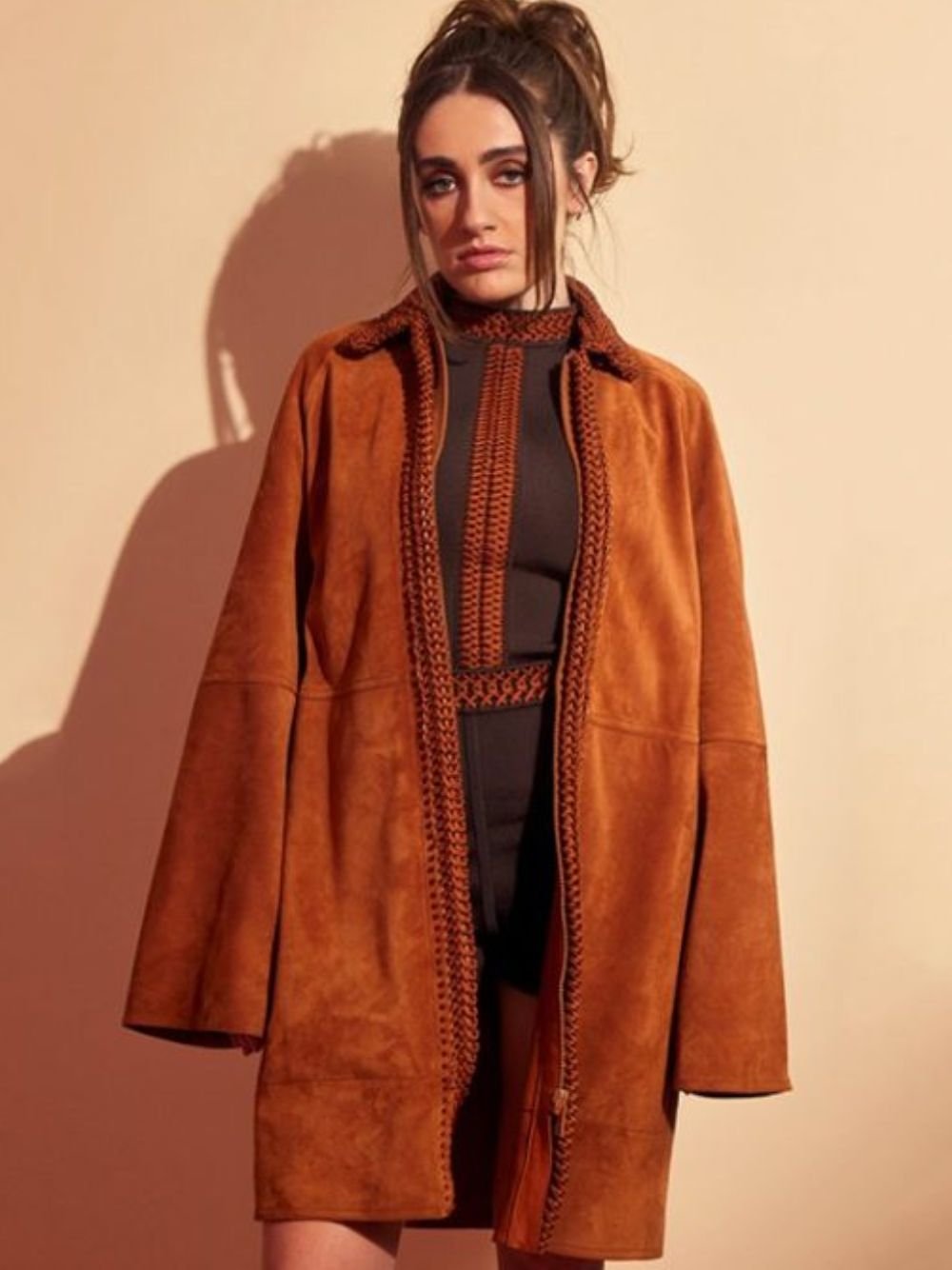 Rachel Sennott Bottoms 2023 Brown Coat Rachel Sennott Bottoms 2023 Brown Coat