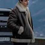 Ragnarok Fjor Jutul Shearling Fur Brown Leather Jacket