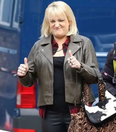 Rain Dogs 2023 Daisy May Cooper Leather Jacket