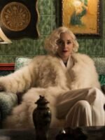 Ratched S01 Lenore Osgood White Fur Coat