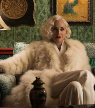 Ratched S01 Lenore Osgood White Fur Coat